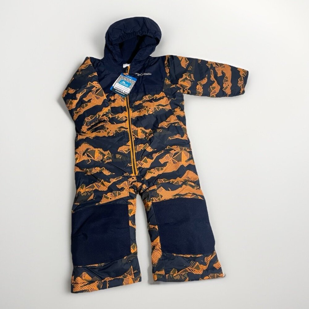 NWT KIDS COLUMBIA ALPINE FREE FALL 2T SNOWSUIT Waterproof Fleece Lined Insulated